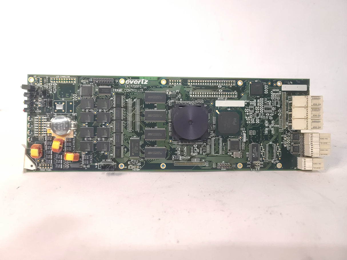 Evertz 7700FC VistaLINK Frame Controller w/ Backplane