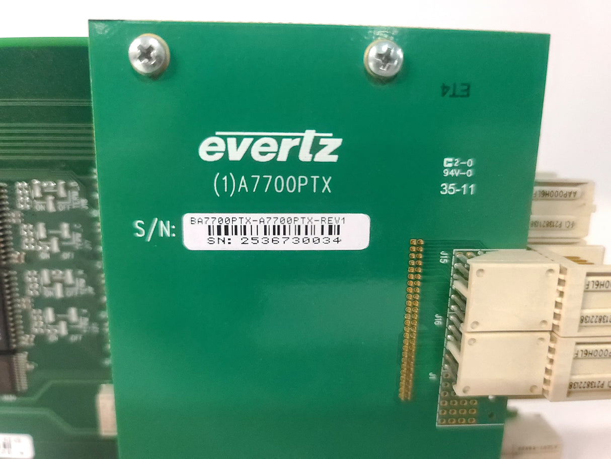 Evertz 7700PTX Universal Protocol Translator Module w/ 7700TPI Backplane