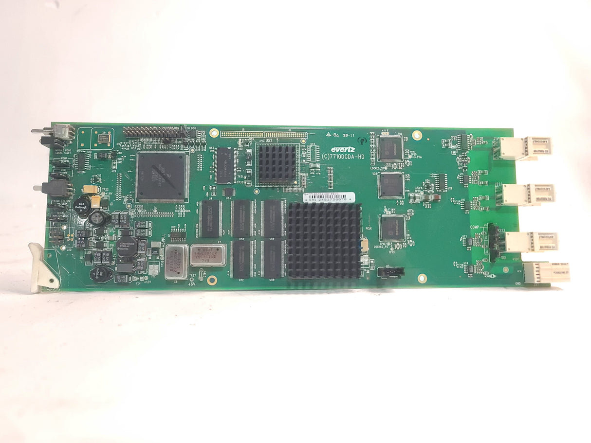 Evertz 7710DCDA-HD HD Down Converter &amp; Distribution Amplifier Module w/ Backplane