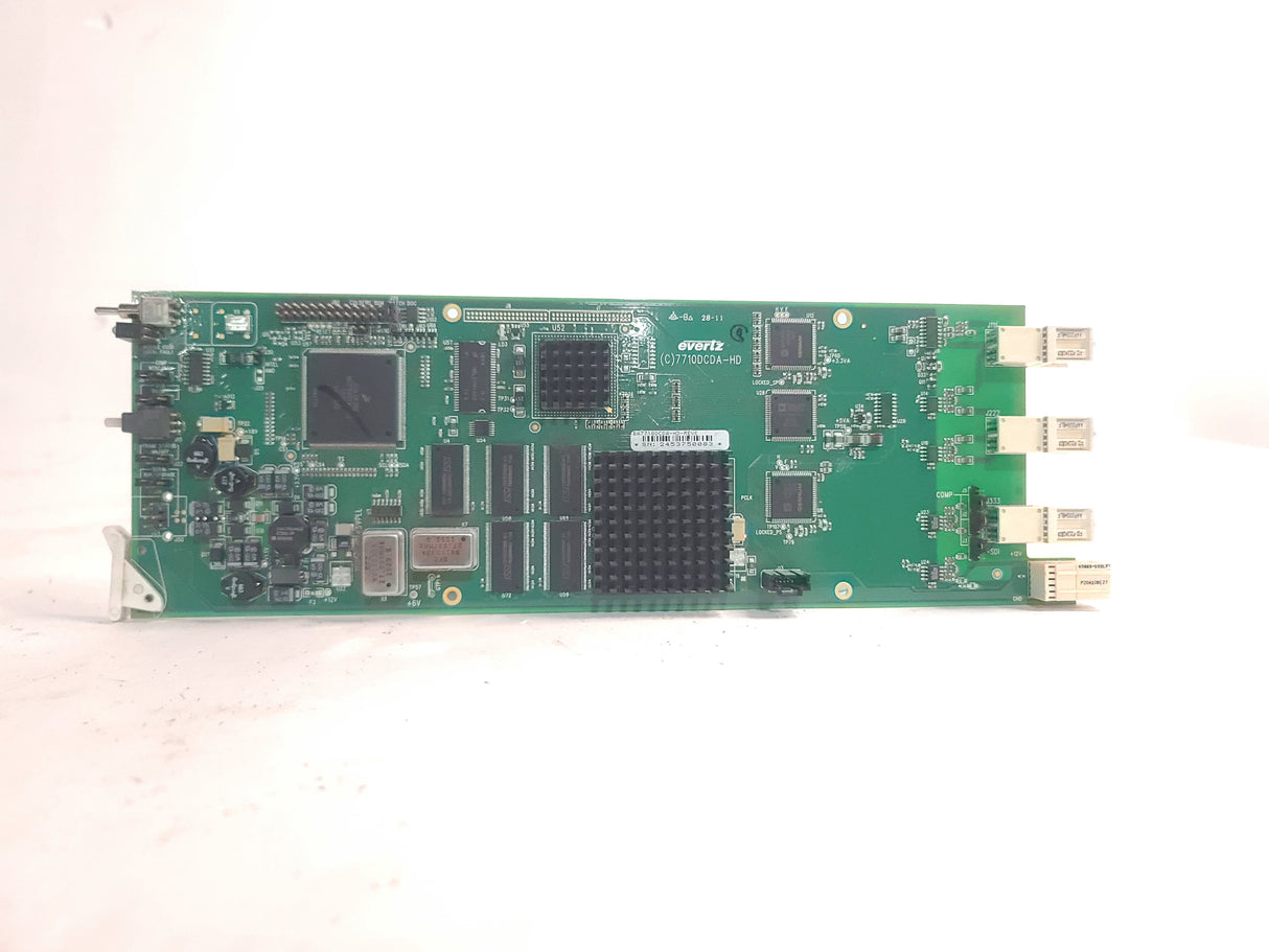 Evertz 7710DCDA-HD HD Down Converter &amp; Distribution Amplifier Module w/ Backplane