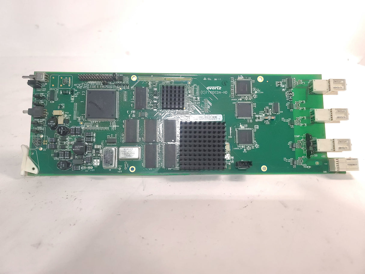 Evertz 7710DCDA-HD HD Down Converter &amp; Distribution Amplifier Module w/ Backplane