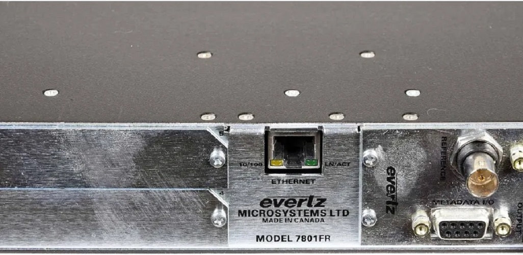 Evertz 7801FR 1RU Mountable Multi-frame