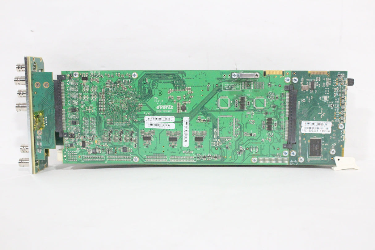 Evertz 7812XC-AES8-3G +DD 3G &amp; HD Dolby Cross Converter 7800FR +3RU Backplane (FOR PARTS)