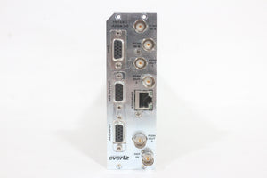 Evertz 7812XC-AES8-3G +DD 3G &amp; HD Dolby Cross Converter 7800FR +3RU Backplane (FOR PARTS)