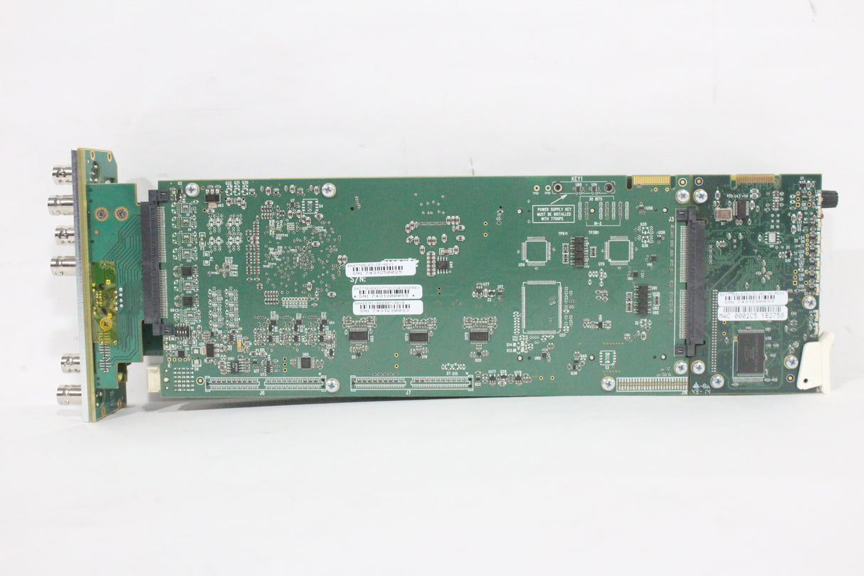 Evertz 7812XC-AES8-3G +DD 3G &amp; HD Dolby Cross Converter 7800FR +3RU Backplane (FOR PARTS)