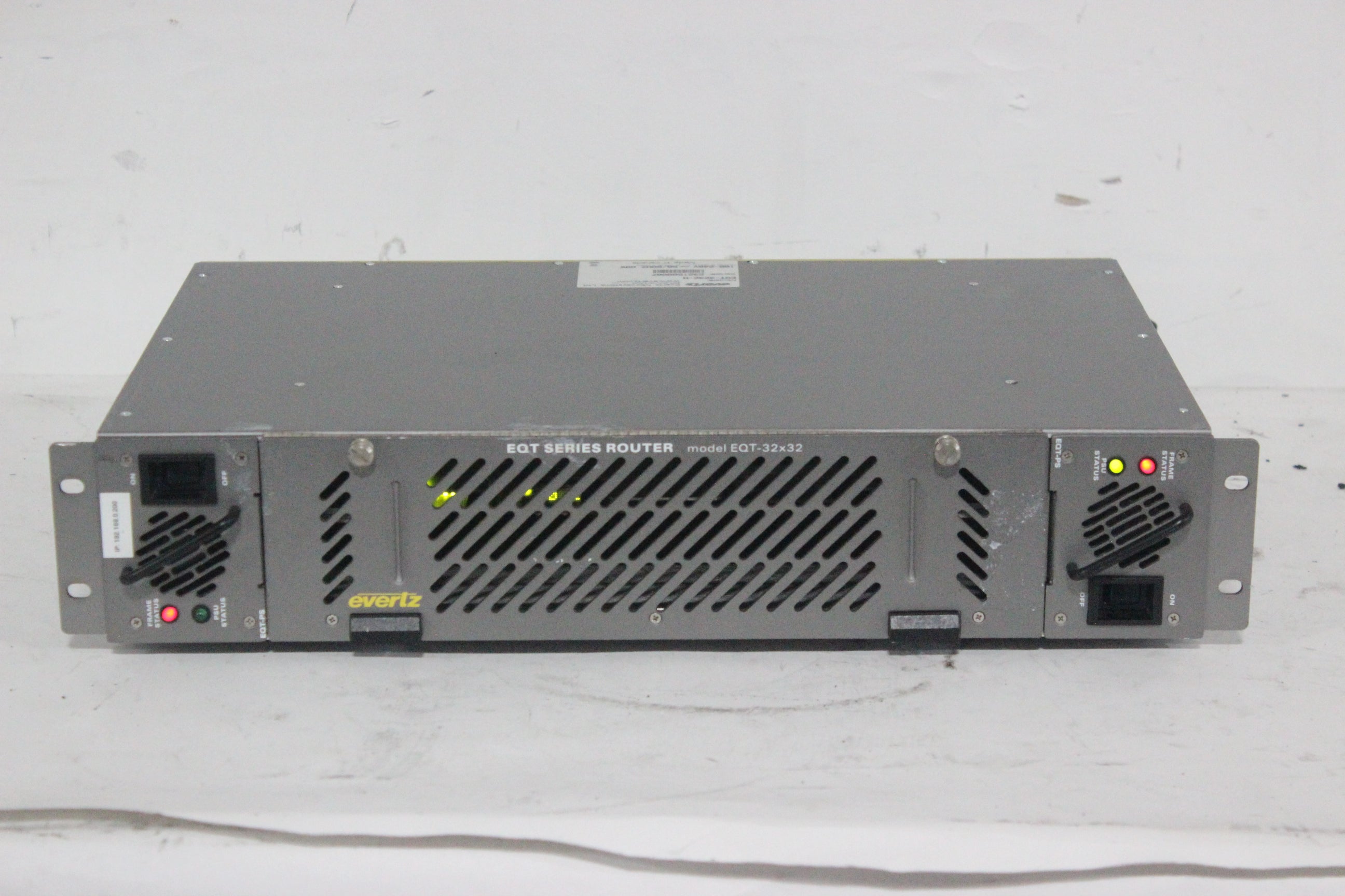 Evertz 32x32 SD/HD Video Router EQT-3232-H+2PS – AVGear.com