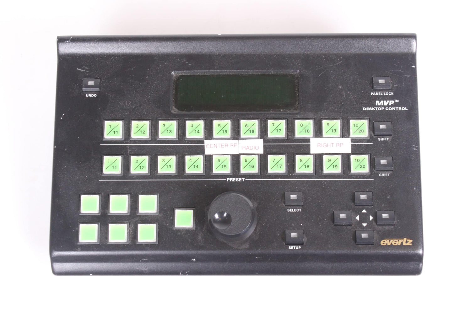 Evertz 3000DCP MVP Desktop Remote Control Panel Unit