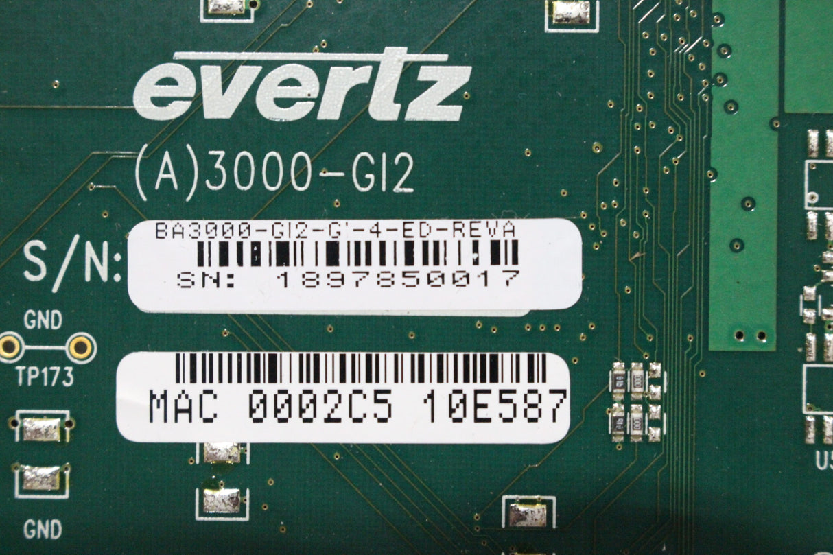 Evertz 3001MVP-OV-HSN HD/SD/Analog Octal Input Card