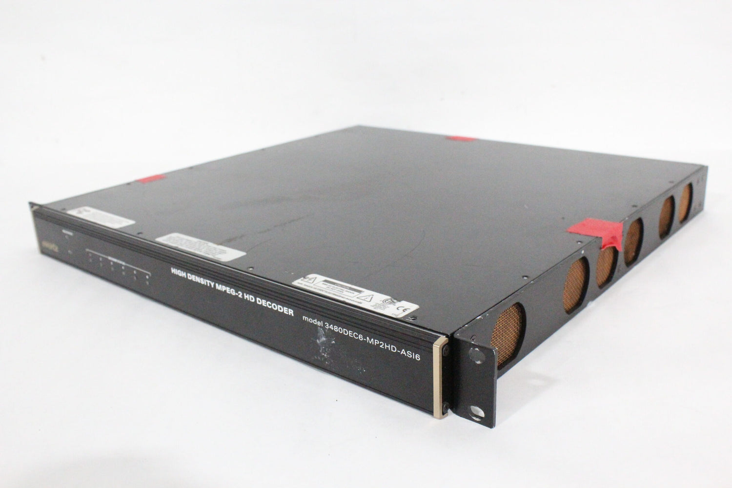 Evertz 3480DEC6-MP2HD-ASI6 High Density MPEG-2 HD Decoder