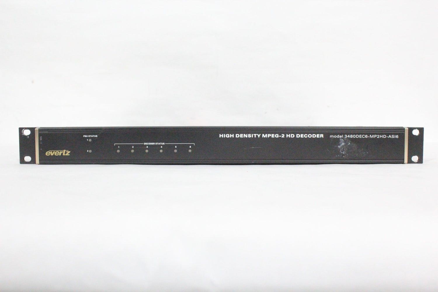 Evertz 3480DEC6-MP2HD-ASI6 High Density MPEG-2 HD Decoder
