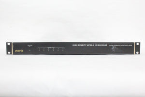 Evertz 3480DEC6-MP2HD-ASI6 High Density MPEG-2 HD Decoder