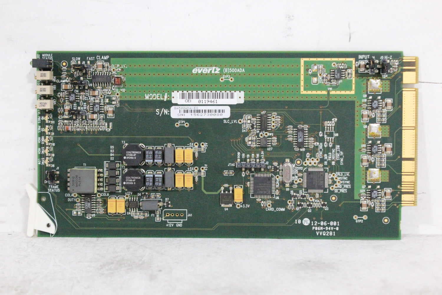 Evertz 500ADA-EQ Analog Video Distribution Option Card