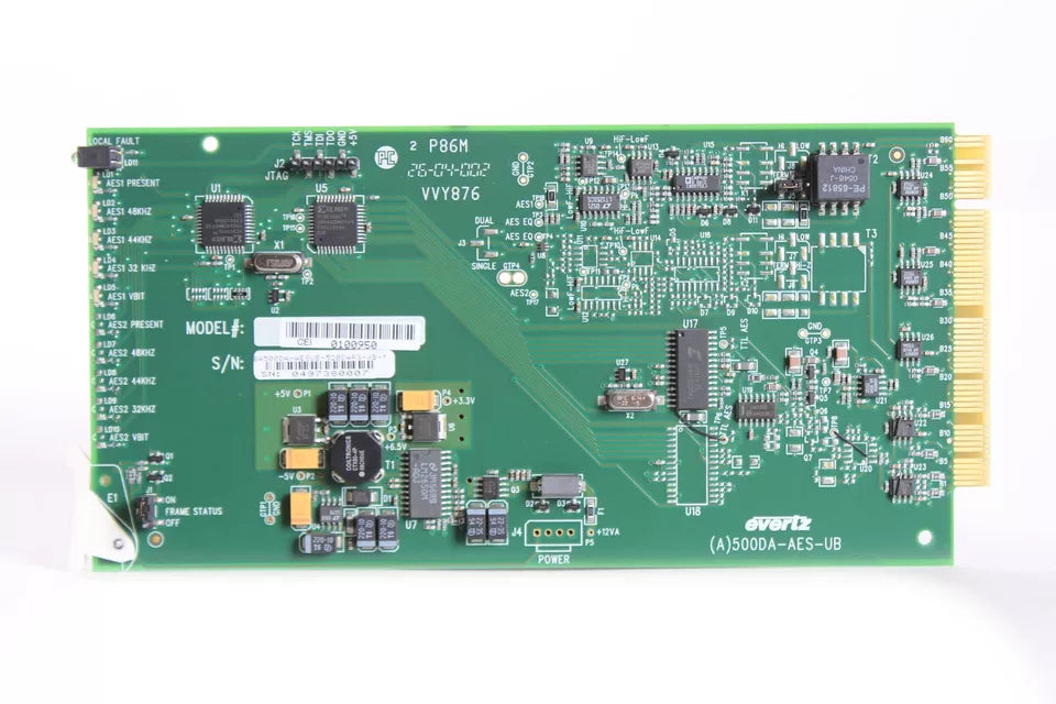 Evertz 520DARS-W Unbalanced AES Word Clock Extractor and Distribution Amplifier