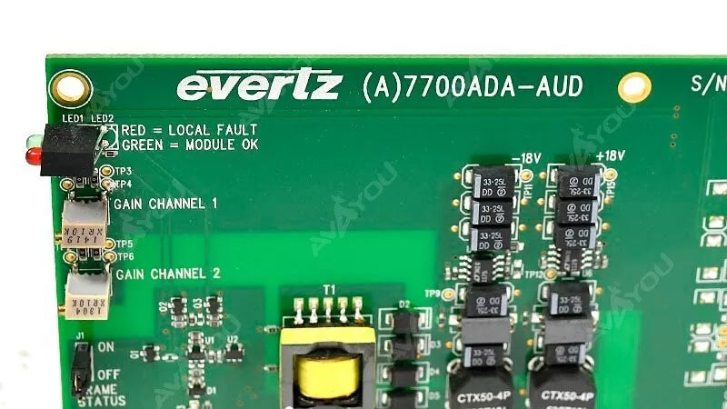 Evertz 7700ADA-AUD Balanced Analog Audio Distribution Amplifier