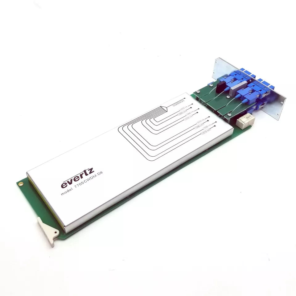 Evertz 7705CWDM-D8 8-Channel Coarse Wave Division Multiplexing Optical Module