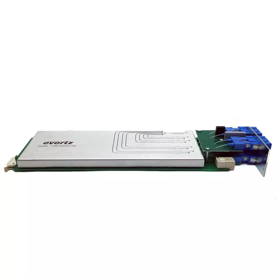 Evertz 7705CWDM-D8 8-Channel Coarse Wave Division Multiplexing Optical Module