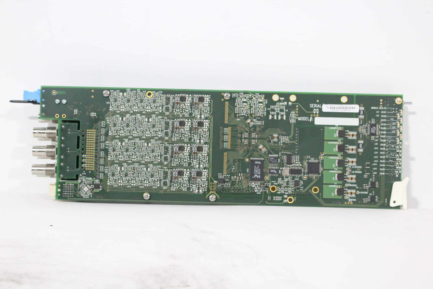 Evertz 7707AT13-8U 8-Channel Unbalanced AES Audio Fiber Transmitter Mux, 1310nm FP Laser