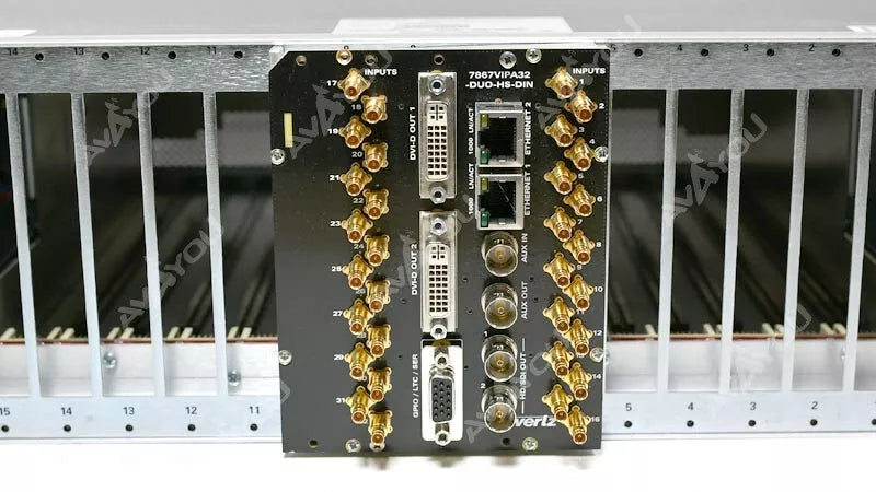 Evertz 7867VIPA32-DUO-HS-DIN +CSX 3G/HD/SD Multi Display Processor Multiviewer