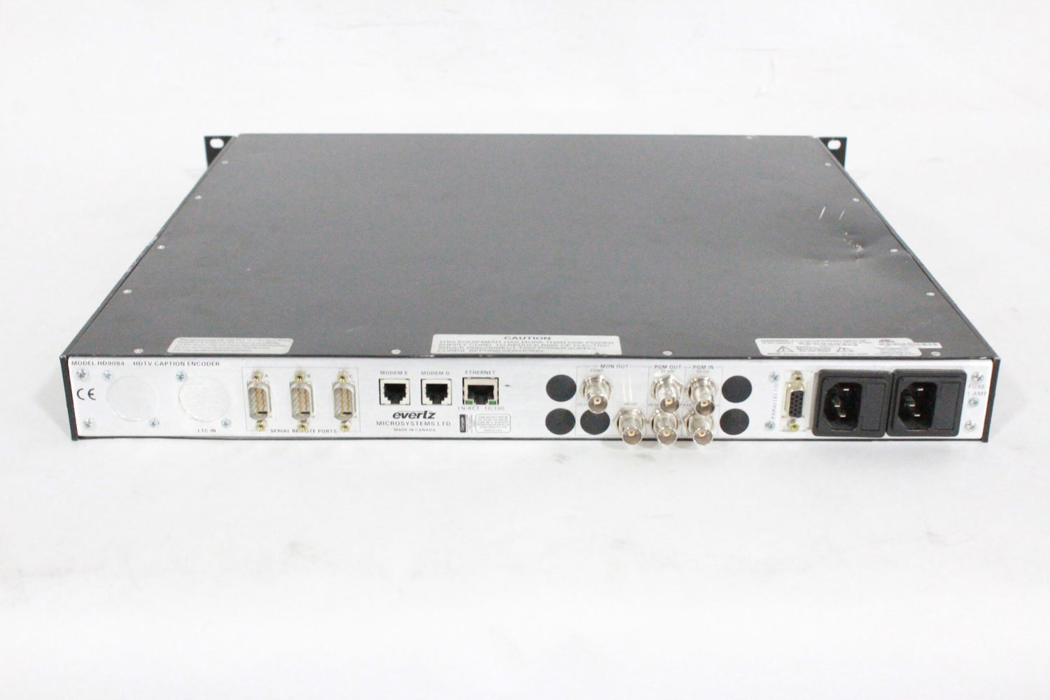 Evertz HD9084 HDTV High Definition Closed Caption Encoder