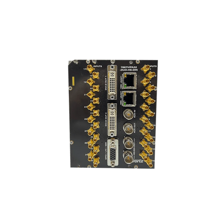 Evertz 7867VIPA32-DUO-HS-DIN+CSX 32 Inputs HD/SD Display Processor w/ Closed Caption - 2