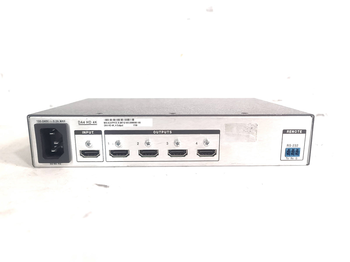 Extron DA4 HD 4K 4-Output HDMI Distribution Amplifier