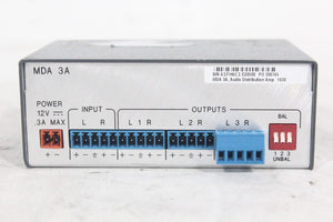 Extron MDA 3A 1-Input 3-Output Stereo Audio Distribution Amplifier