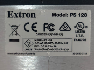 Extron PS 128 12VCD 8A Power Supply