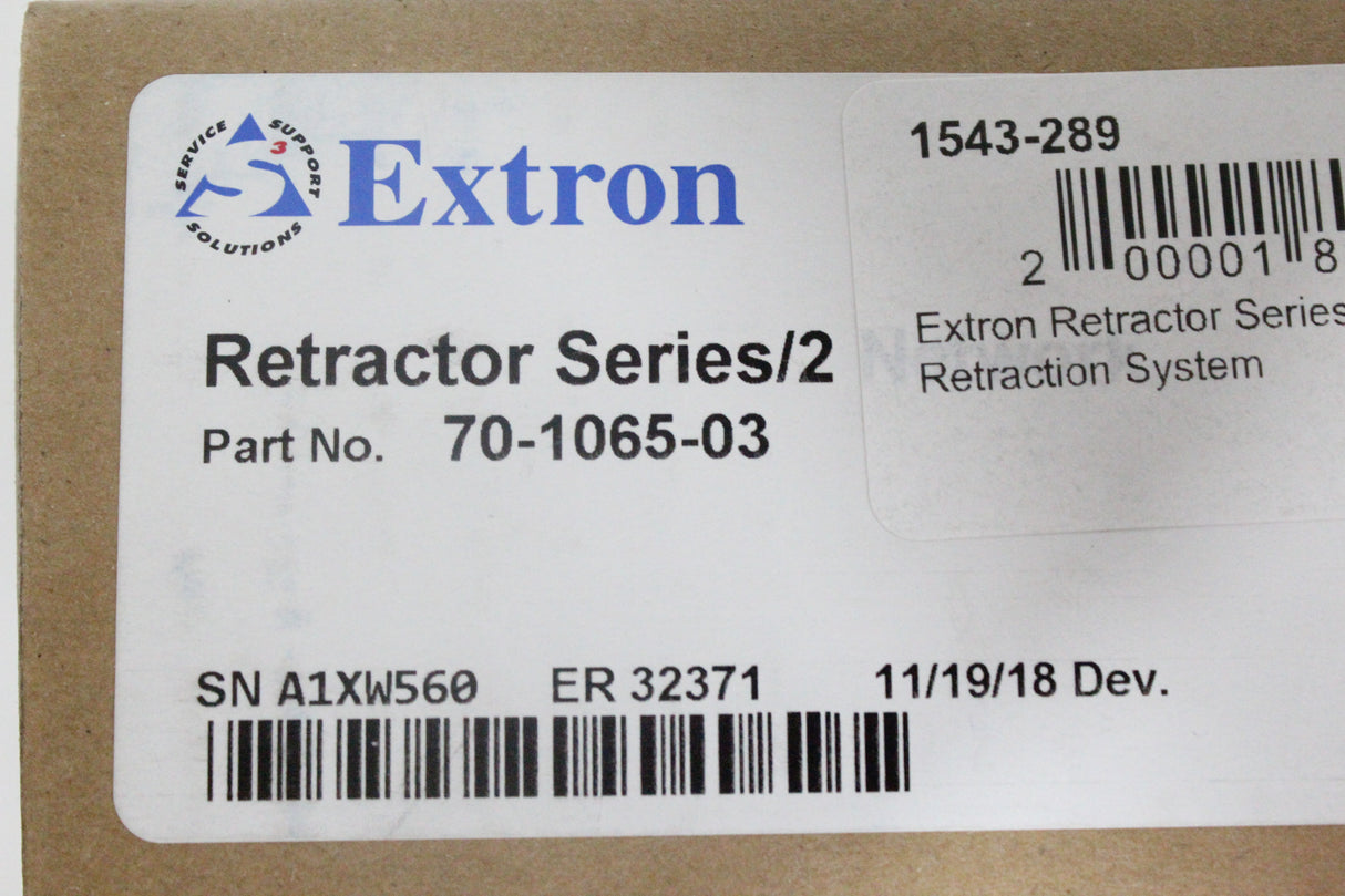 Extron Retractor Series/2 HDMI Cable Retraction System