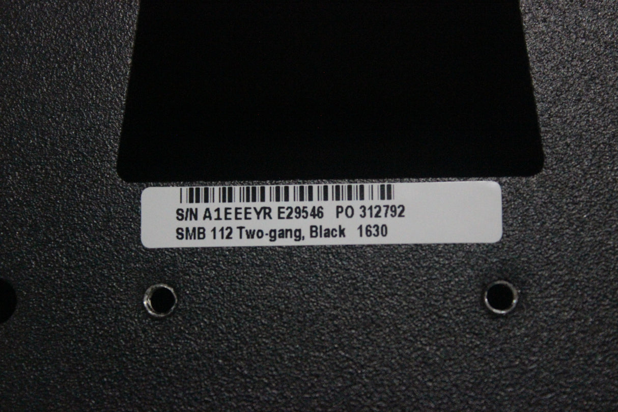 Extron SMB 112 Two-Gang Surface Mount Box for US-gang Controllers with AAP Openings, Wallplates with Pass-Through Connectors &amp; AAP Adapter Plates
