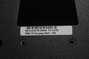Extron SMB 112 Two-Gang Surface Mount Box for US-gang Controllers with AAP Openings, Wallplates with Pass-Through Connectors &amp; AAP Adapter Plates