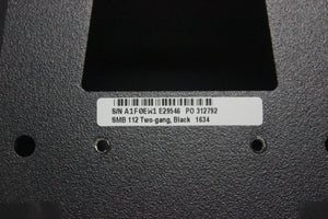 Extron SMB 112 Two-Gang Surface Mount Box for US-gang Controllers with AAP Openings, Wallplates with Pass-Through Connectors &amp; AAP Adapter Plates