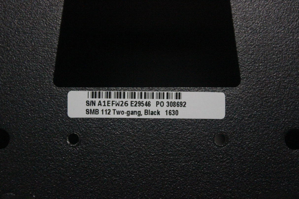 Extron SMB 112 Two-Gang Surface Mount Box for US-gang Controllers with AAP Openings, Wallplates with Pass-Through Connectors &amp; AAP Adapter Plates