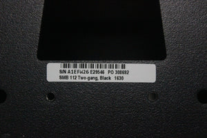 Extron SMB 112 Two-Gang Surface Mount Box for US-gang Controllers with AAP Openings, Wallplates with Pass-Through Connectors &amp; AAP Adapter Plates