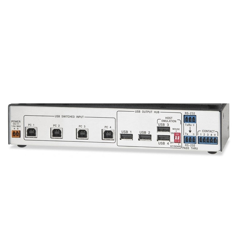 Extron SW4 USB PLUS USB Peripheral Sharing Switch - 4 x USB 2.0 - Desktop