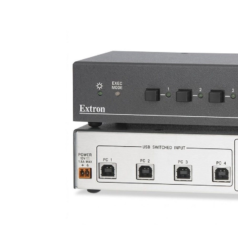 Extron SW4 USB PLUS USB Peripheral Sharing Switch - 4 x USB 2.0 - Desktop