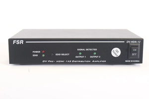FSR DV-HDA-12 1x2 HDMI Distribution Amplifier
