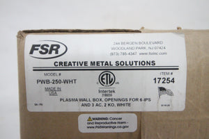 FSR PWB-250-WHT Project Wall Box