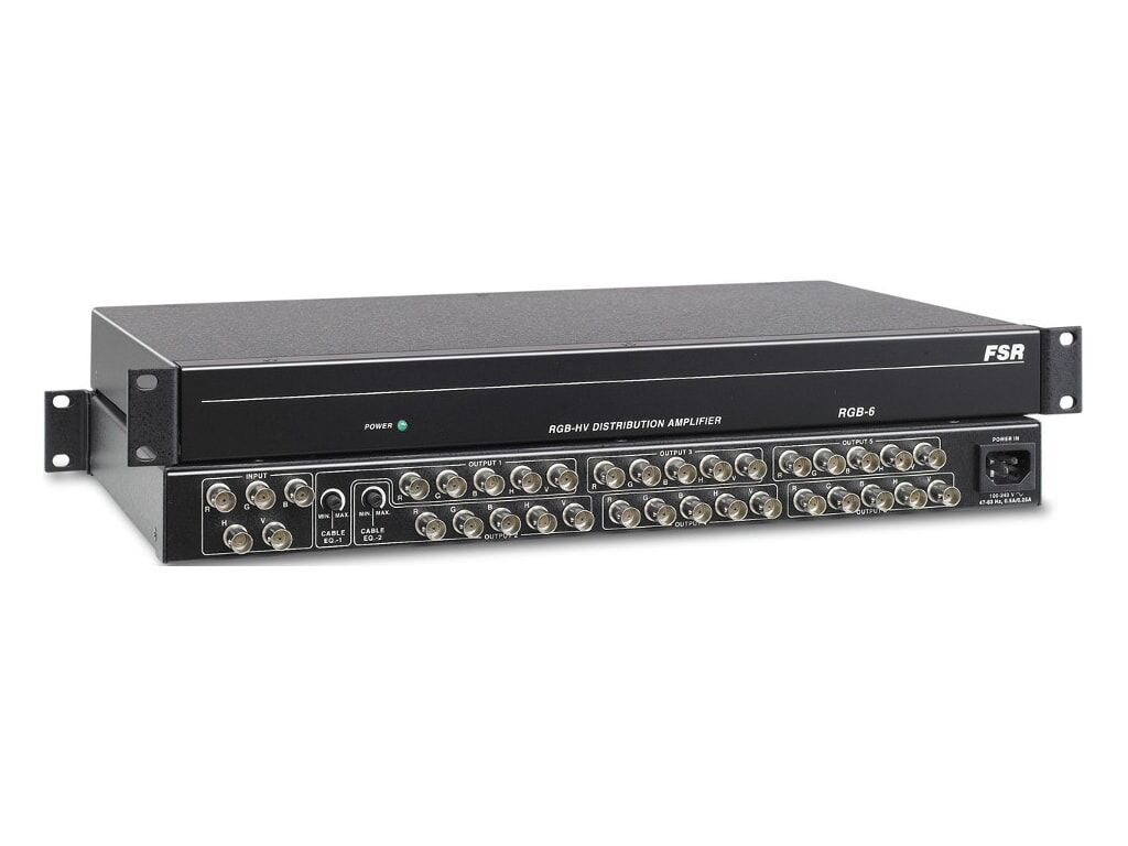 FSR RGB-6 - RGB-HV Video Distribution Amplifier