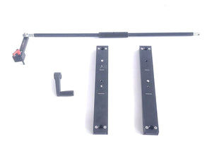 FloatCam Dolly Crane DC Slider w/ Arm, Feet, Fulcrum, Counterweights, Rod Supports, Handle in Soft Travel Cases