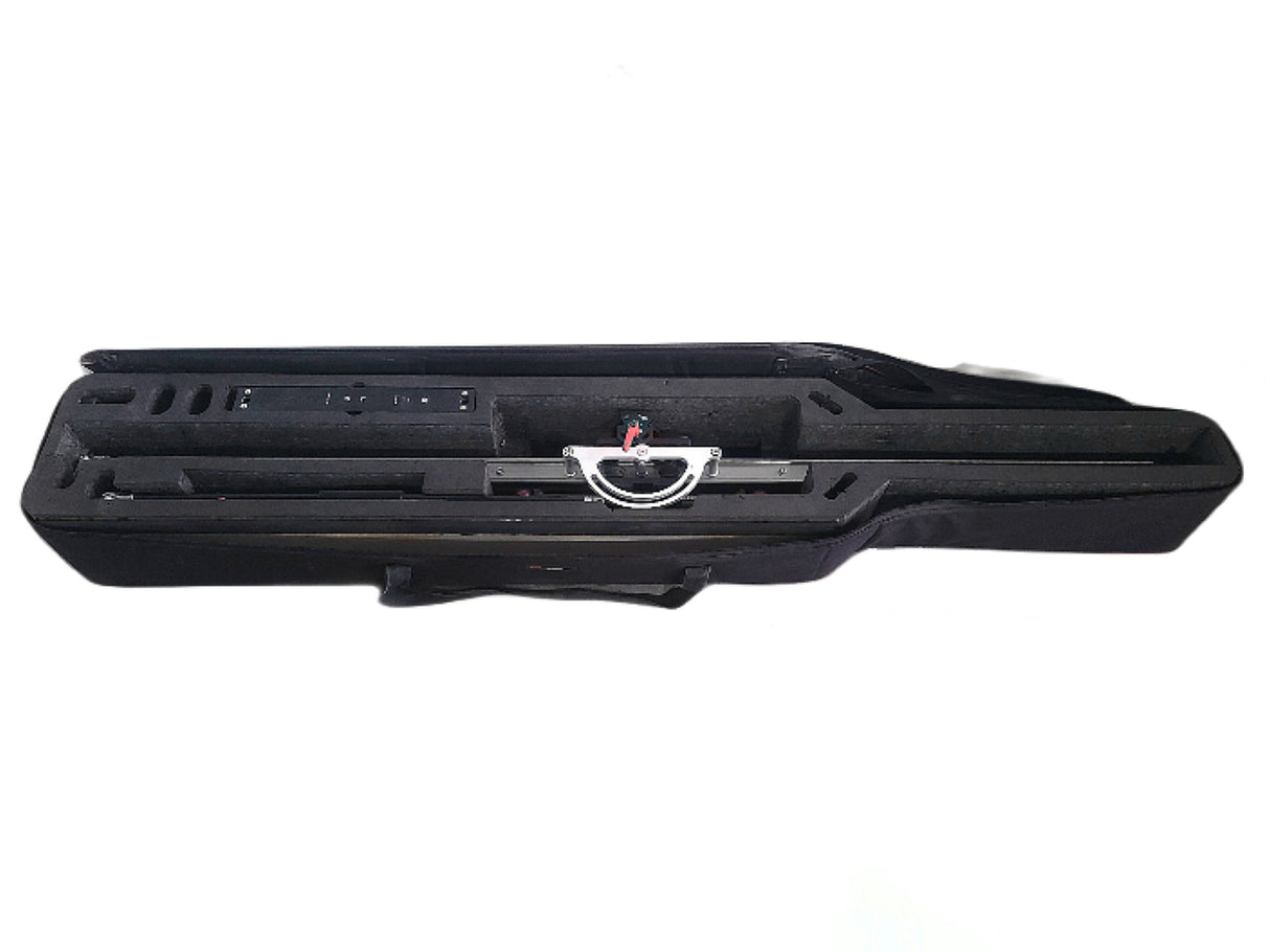 FloatCam Dolly Crane DC Slider w/ Arm, Feet, Fulcrum, Counterweights, Rod Supports, Handle in Soft Travel Cases