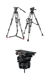 (8) Sachtler Video 20/ Cine 30/ Miller X5 Arrowx Fluid Head Package