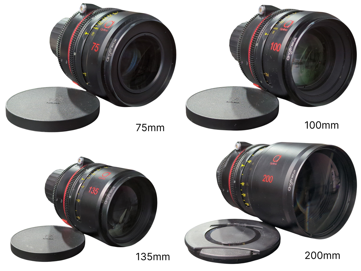 Angenieux Optimo Prime Platinum Lens Set
