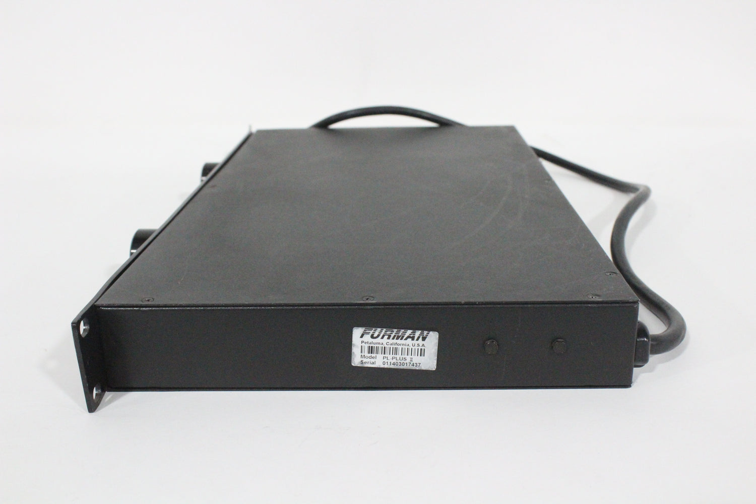 Furman PL-Plus II 8-Outlet Rack Mount Power Conditioner &amp; Surge Protector, with 2 LED Lights &amp; Voltage Meter - 15 Amp/120V