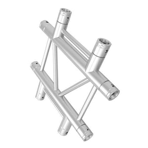 Global Truss 4-Way Horizontal Cross-Junction for F32 I-Beam Truss System (1.64')