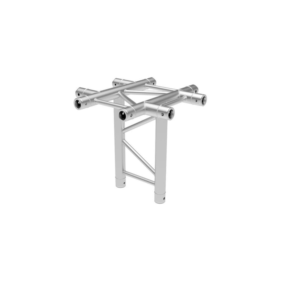 Global Truss 5-Way Horizontal Cross-Junction for F32 I-Beam Truss System (1.64')