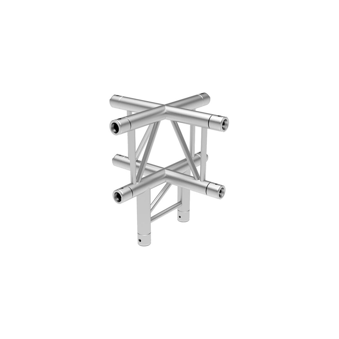Global Truss 5-Way Vertical Cross-Junction for F32 I-Beam Truss System (1.64')