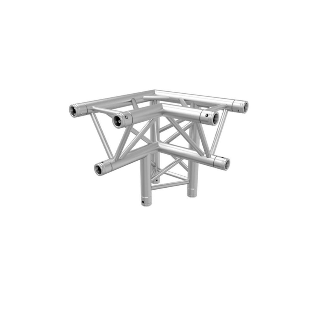 Global Truss Three-Way 90° Apex Down - Right Corner for F33 Triangular Truss System (1.64')