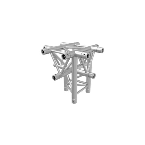 Global Truss 1.64' 5-Way Triangular Cross-Junction Apex Down for F33 Triangle Truss
