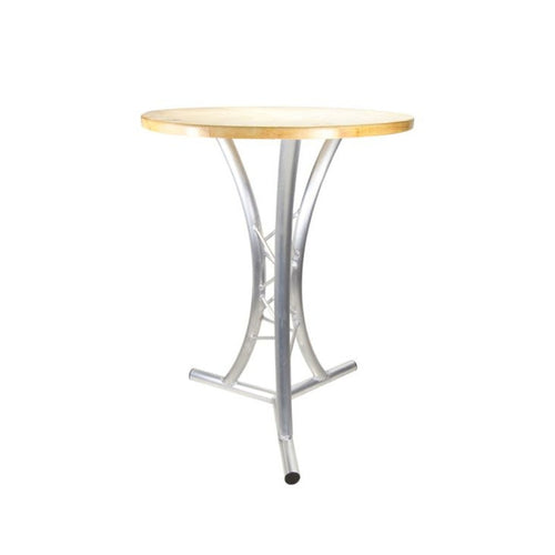 Global Truss 3.28' Truss Table with Solid Wood Top