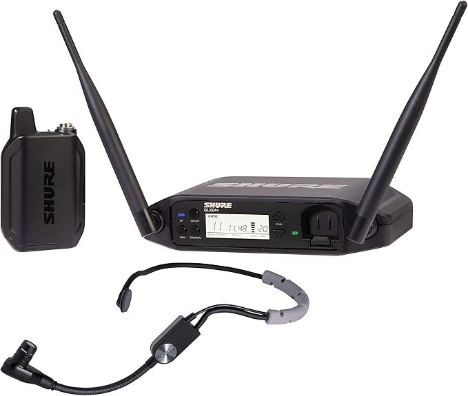 Shure GLXD14+ Dual-Band Wireless Headset System with SM31 & SB904 Li-Ion Battery - Z3 2.4 & 5.8GHz GLXD14+/SM35-Z3